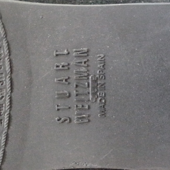 Stuart Weitzman Tall black suede boots size 9M MADE IN SPAIN - Picture 13 of 15